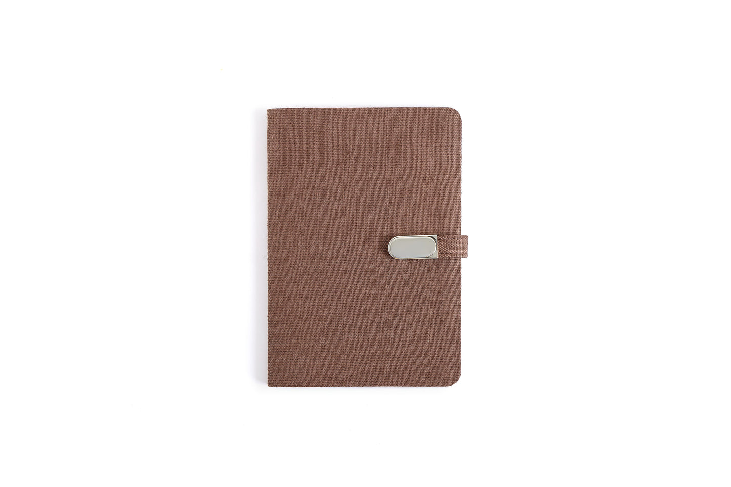 Hemp Soft Cover A5 Diary with Button Flap Closure