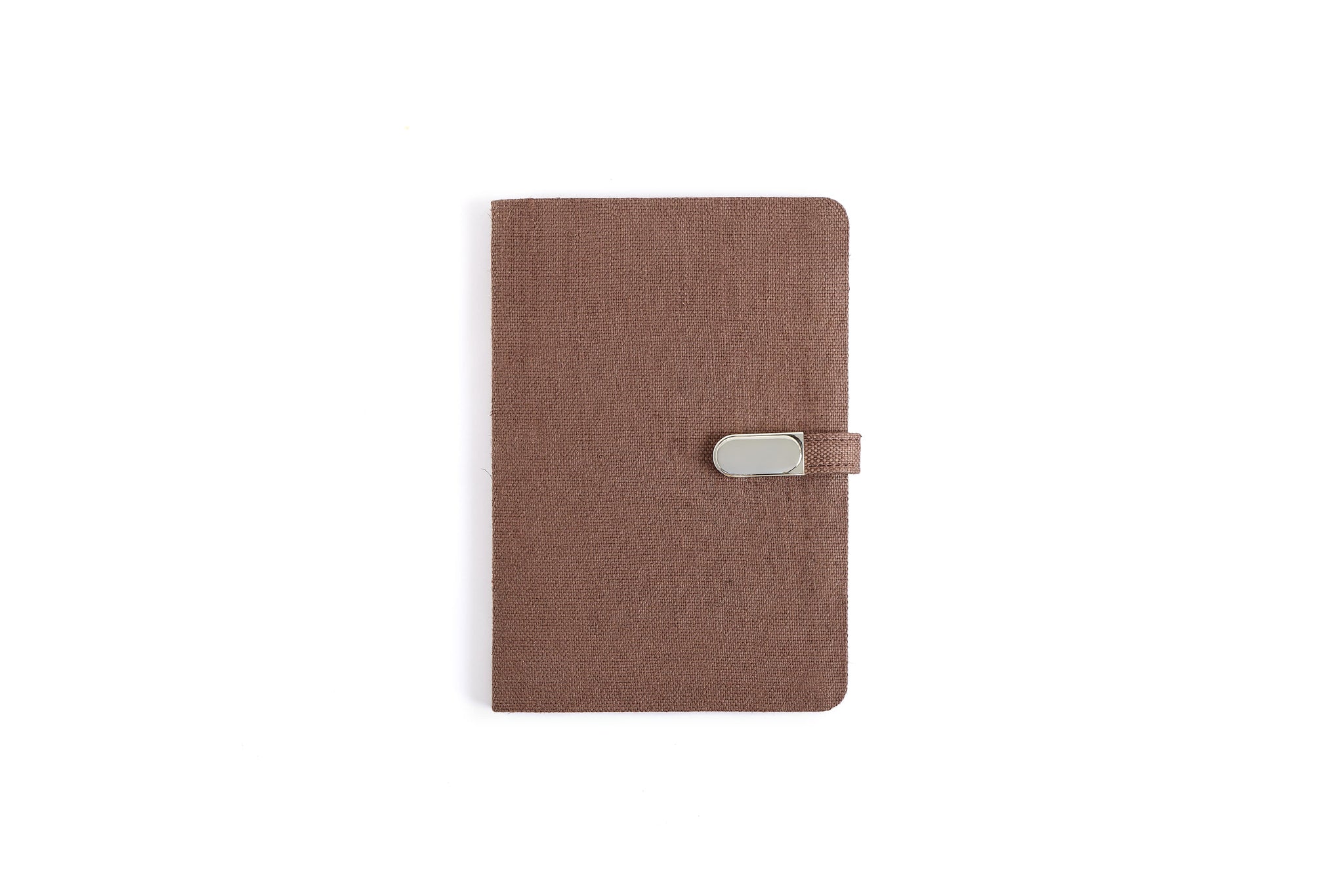 Hemp Soft Cover A5 Diary with Button Flap Closure