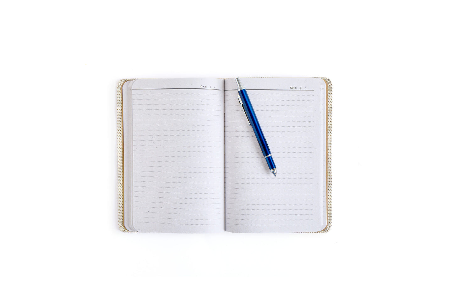 Hemp Dual Tone A5 Non-Dated Diary with Pocket