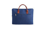 Hemp and PU Slim Laptop Bag