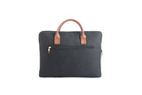 Hemp and PU Slim Laptop Bag
