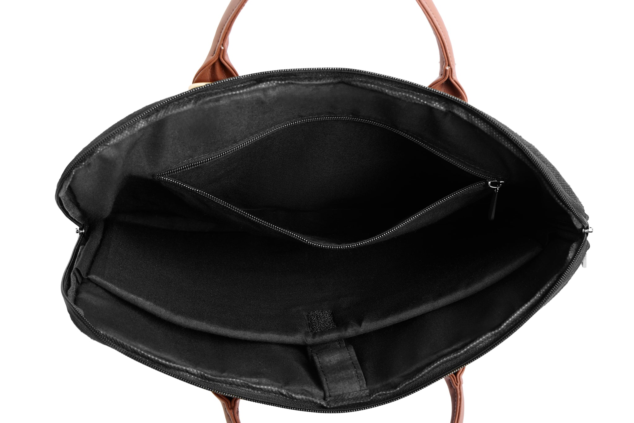 Hemp and PU Slim Laptop Bag