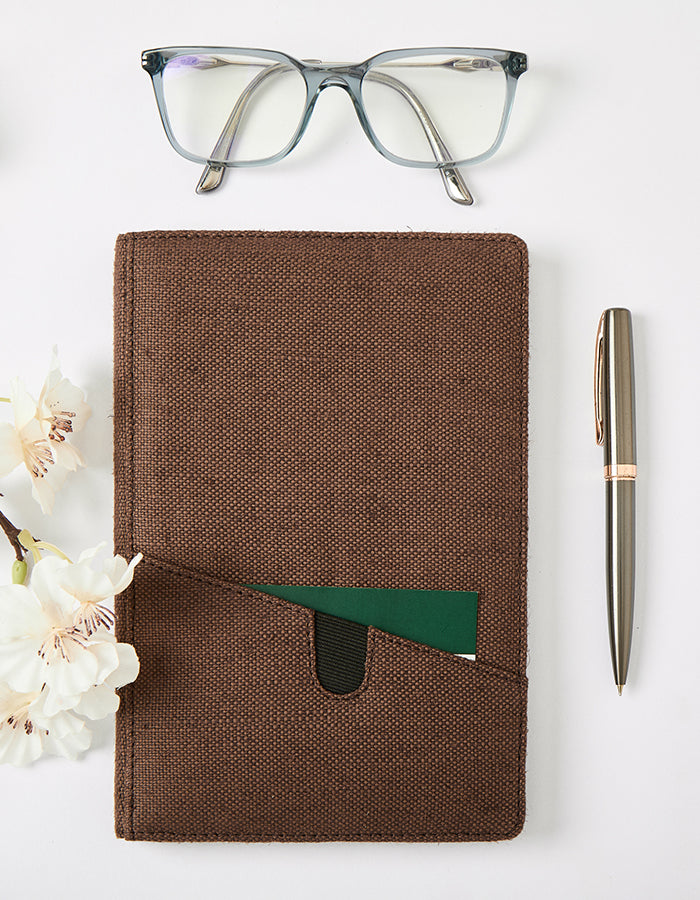 Hemp A5 Non-Dated Diary with Pocket