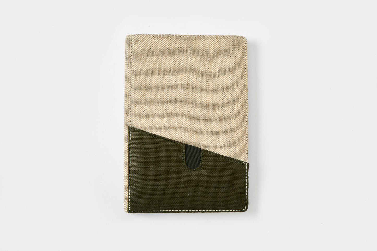 Hemp Dual Tone A5 Non-Dated Diary with Pocket