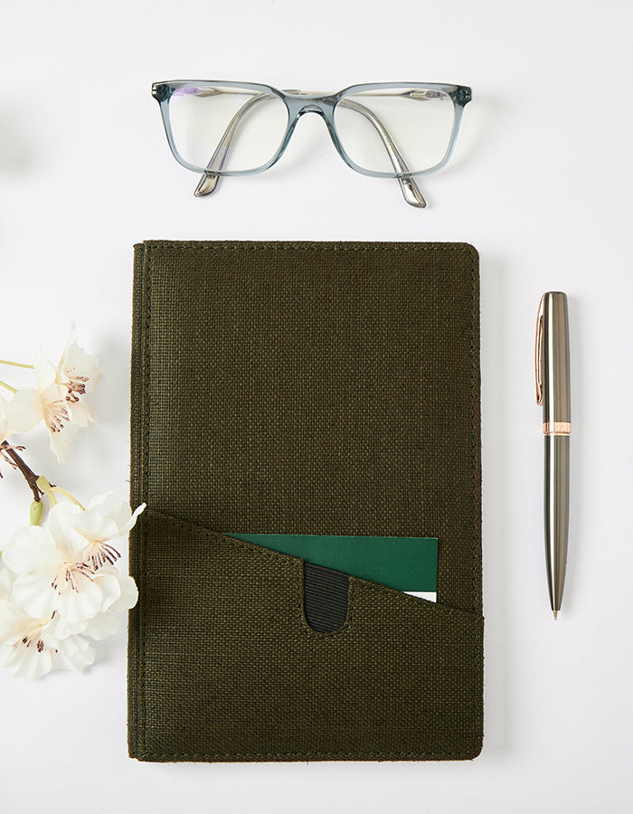Hemp A5 Non-Dated Diary with Pocket