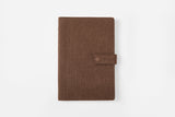 Hemp A5 Notebook Diary with Button Flap Closure