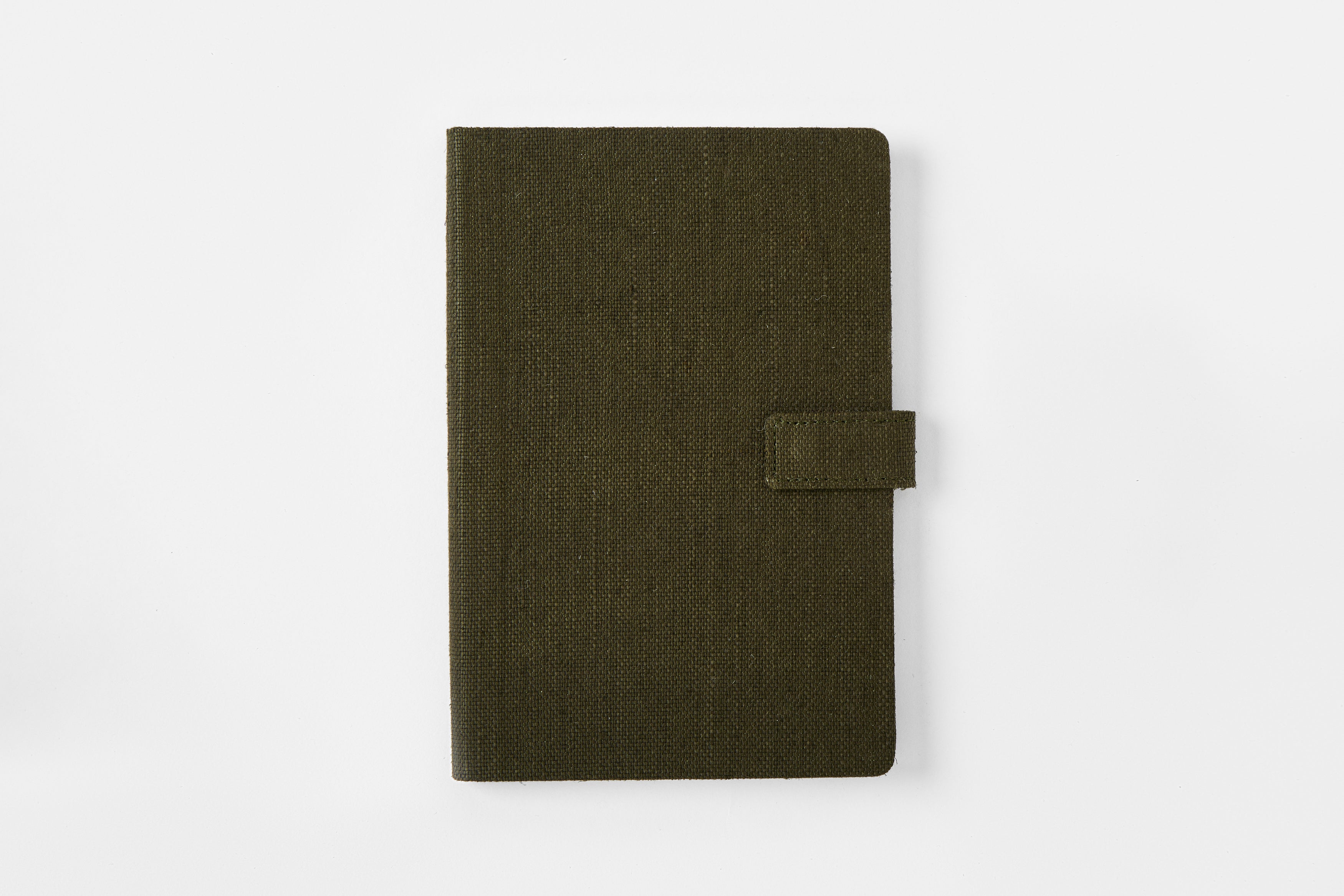 Hemp A5 Notebook Diary with Button Flap Closure image 5