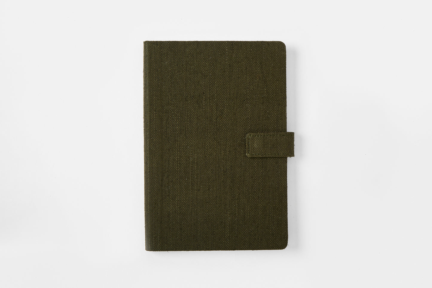 Hemp A5 Notebook Diary with Button Flap Closure