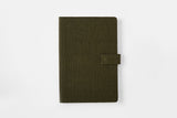 Hemp A5 Notebook Diary with Button Flap Closure