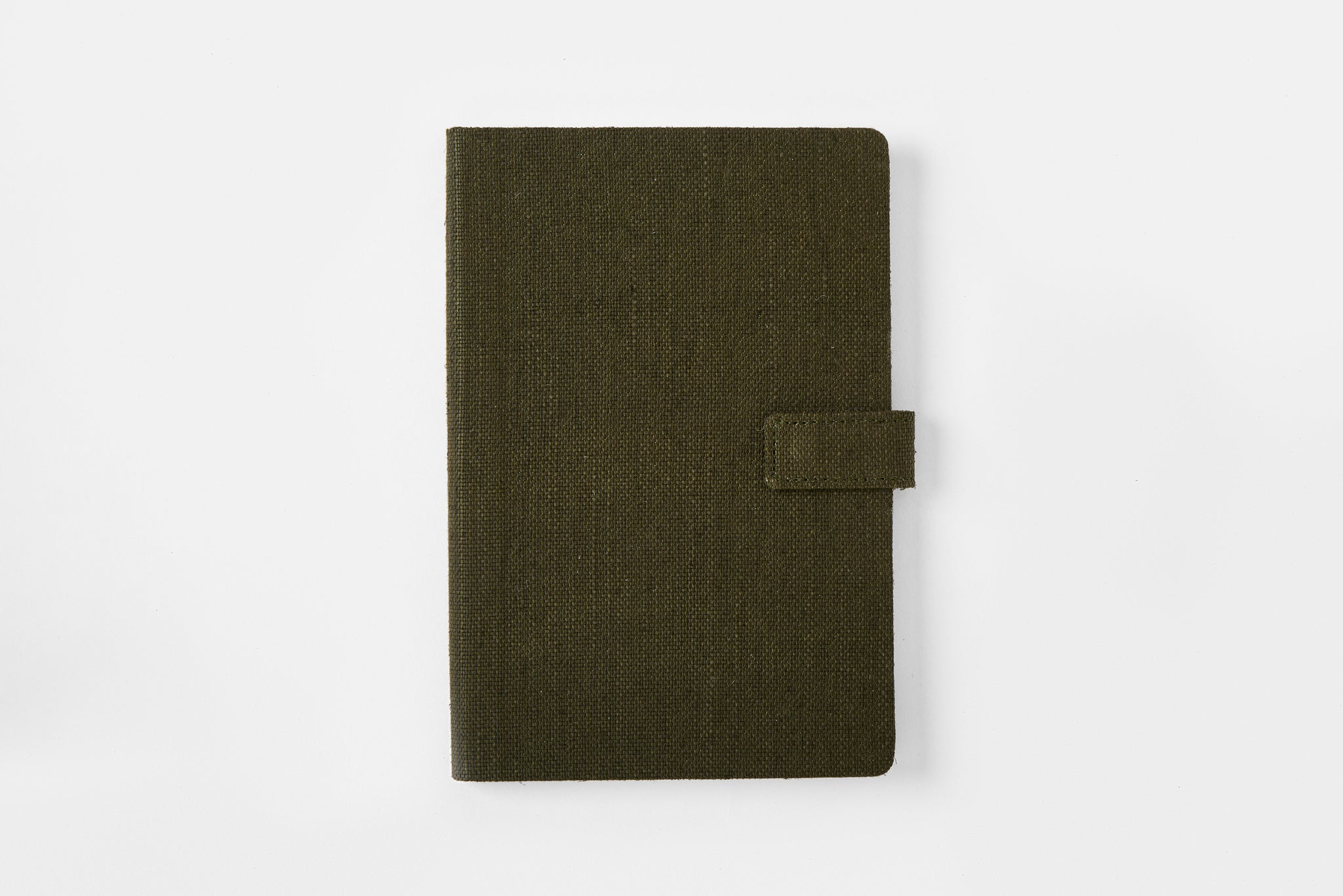 Hemp A5 Notebook Diary with Button Flap Closure