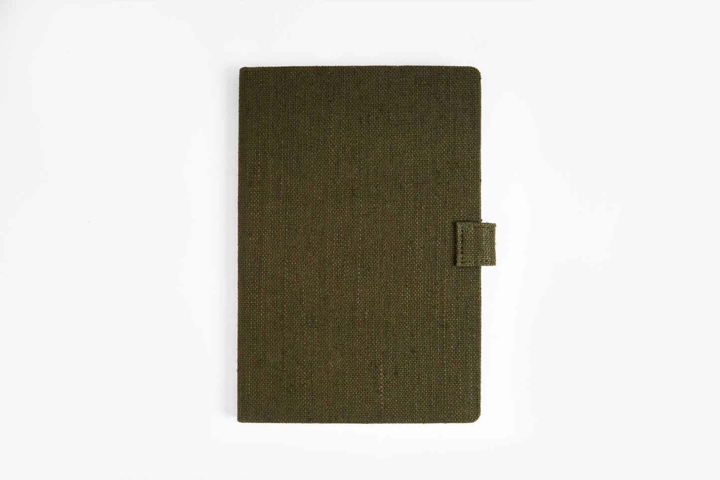 Hemp A5 Notebook Diary with Button Flap Closure