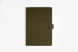 Hemp A5 Notebook Diary with Button Flap Closure