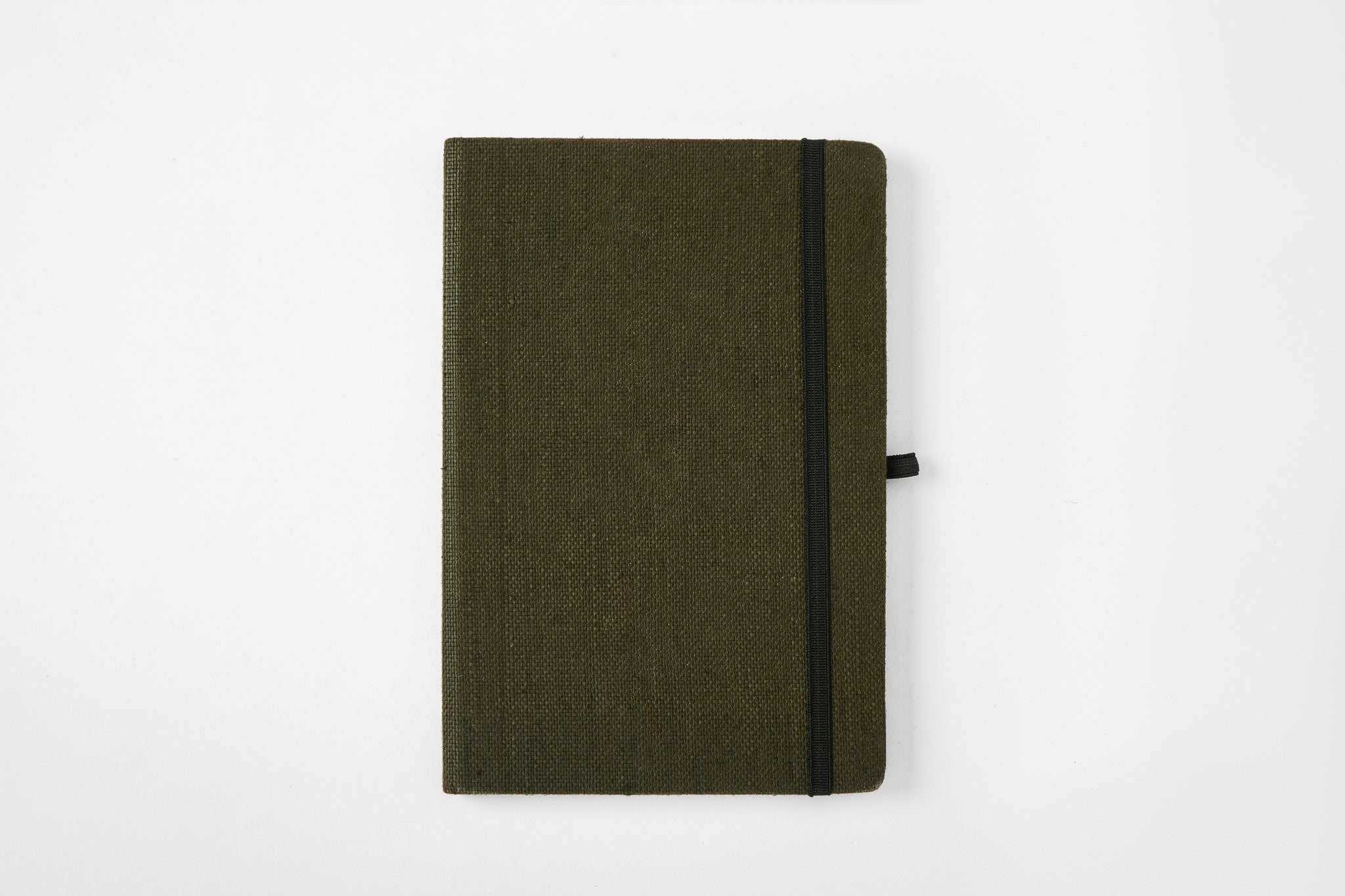 Hemp A5 Notebook Diary with Elastic Lock and Pen  Loop