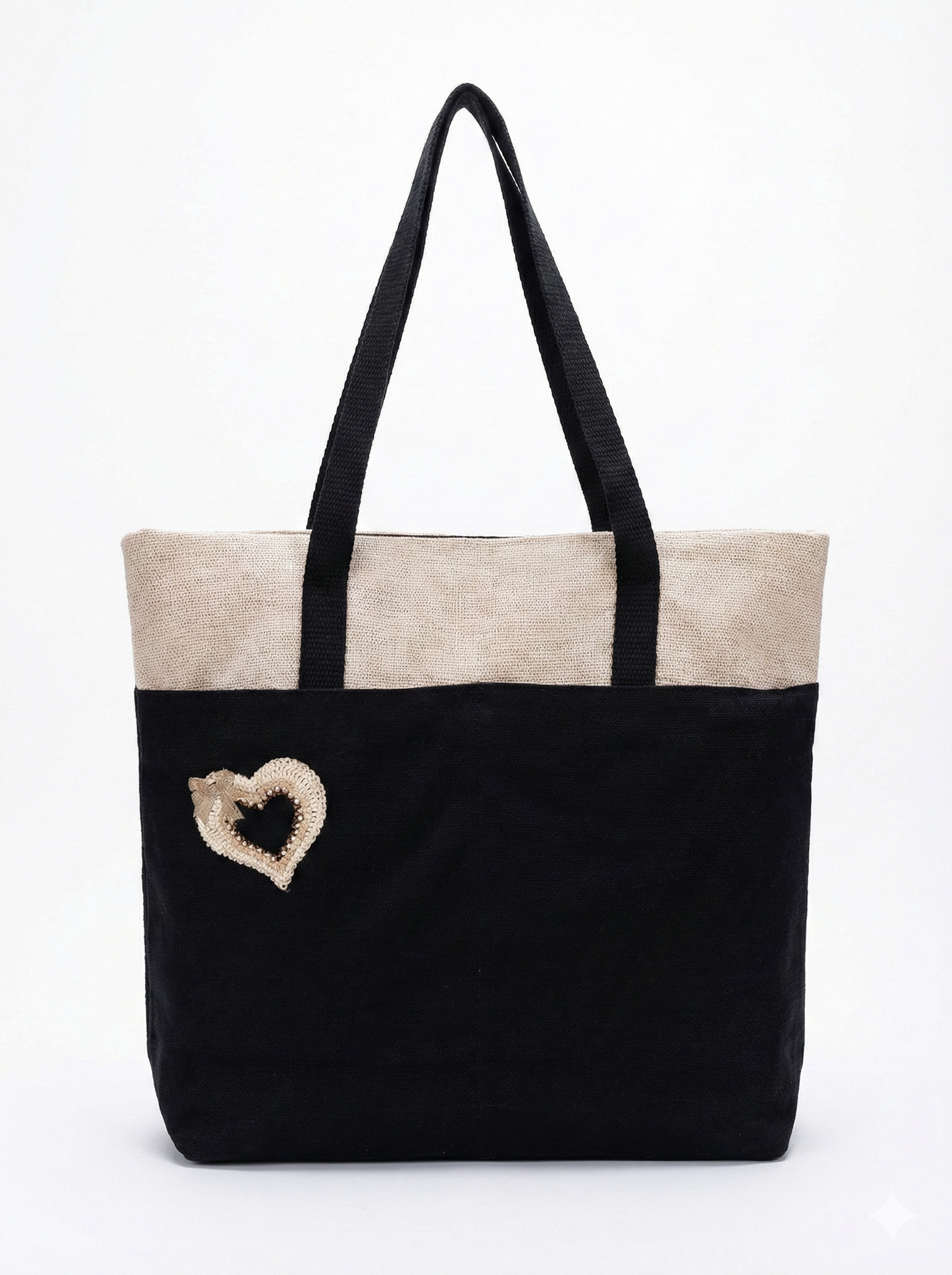 Hemp Dual-Tone Travel Tote Bag