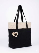 Hemp Dual-Tone Travel Tote Bag