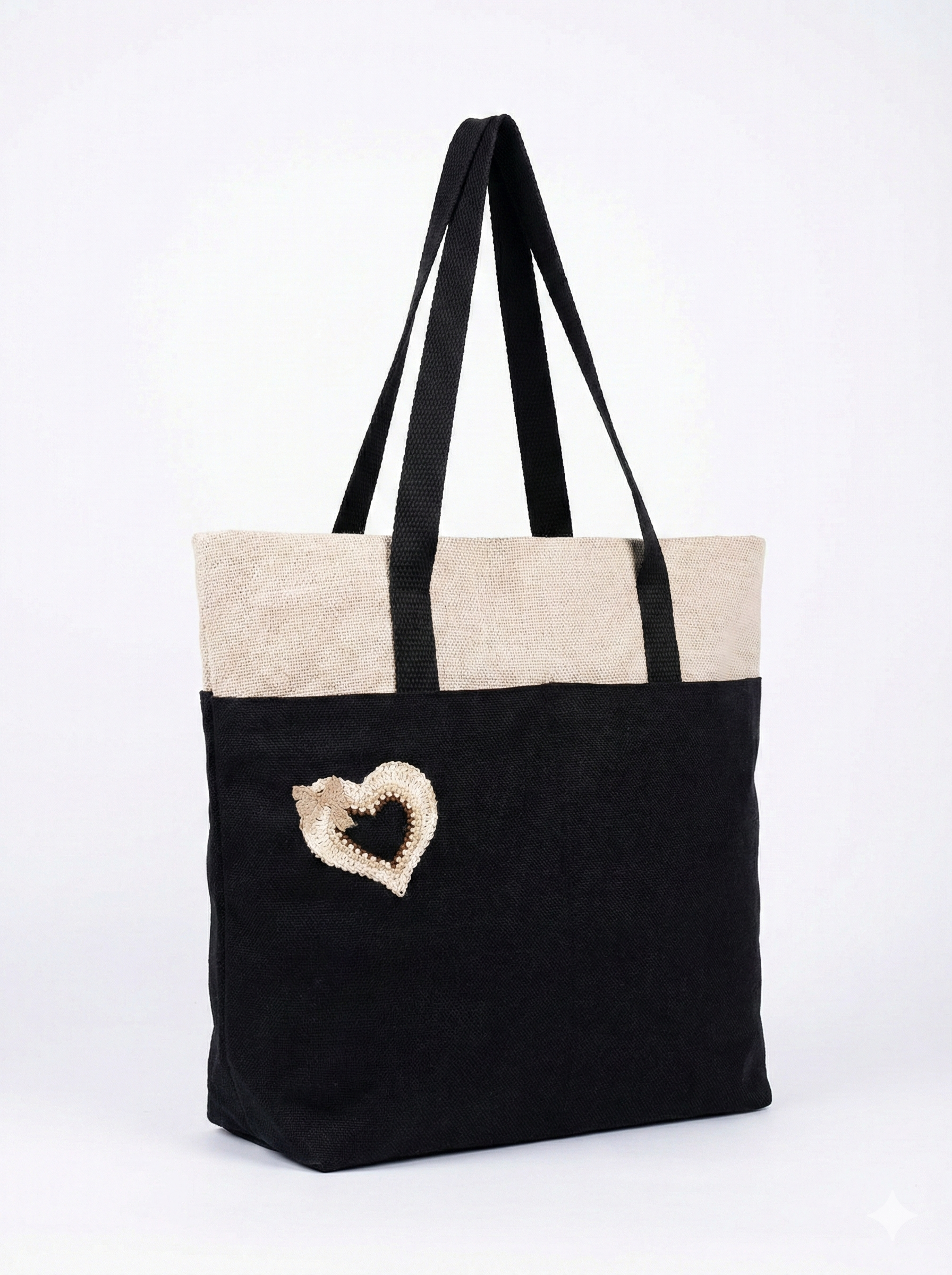 Hemp Dual-Tone Travel Tote Bag