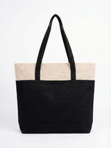Hemp Dual-Tone Travel Tote Bag