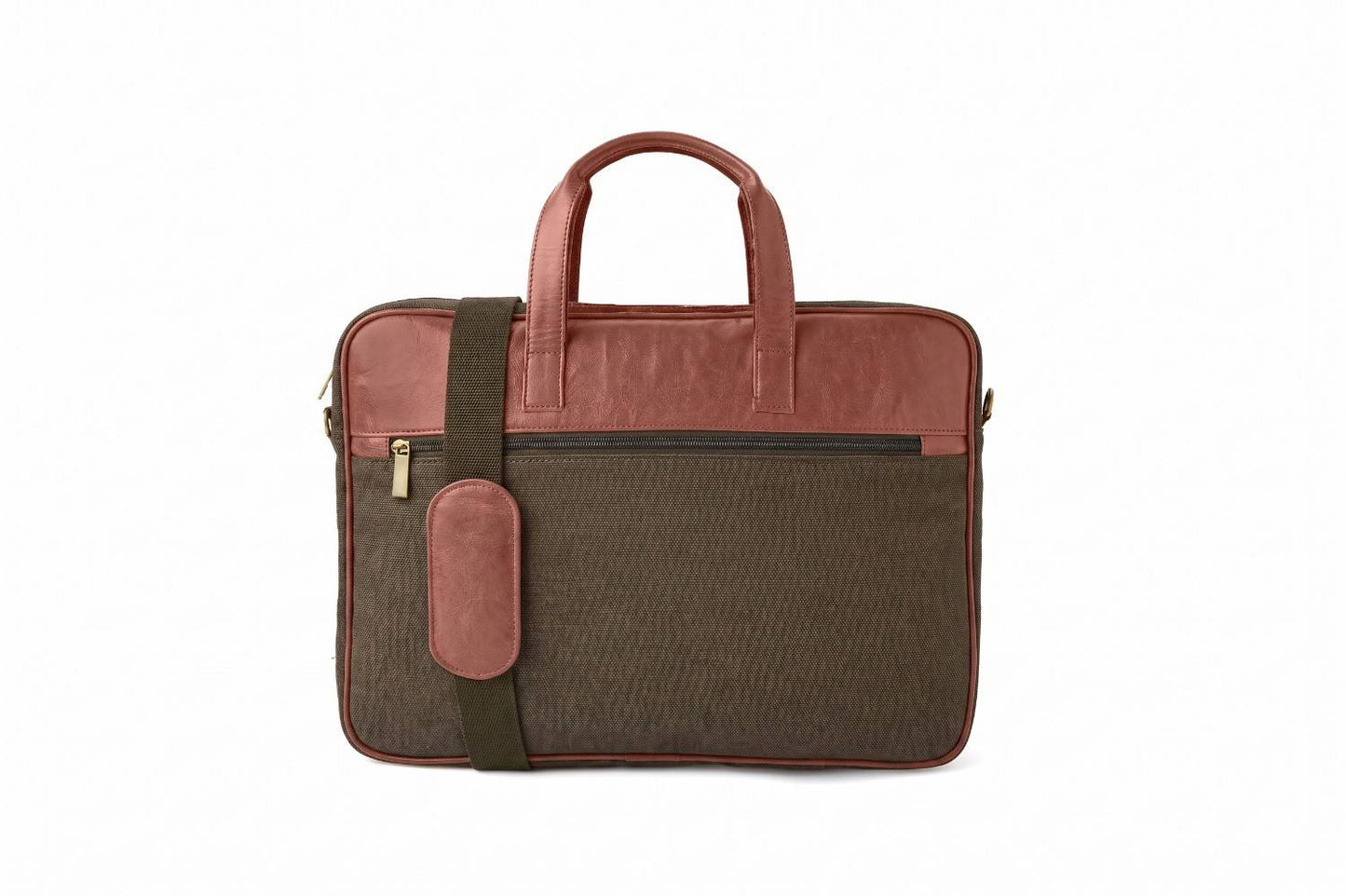 Hemp and PU Laptop Bag