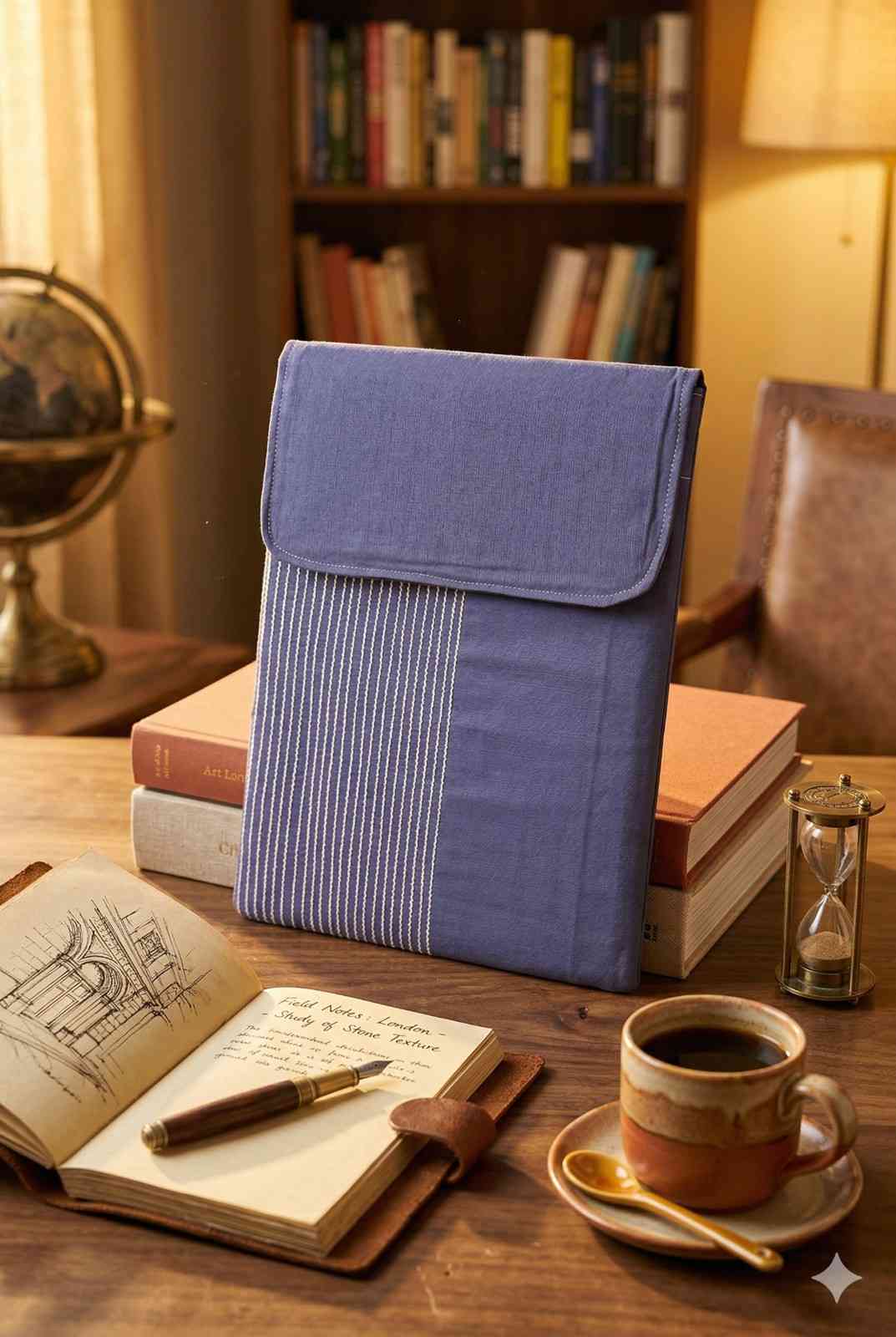 Hemp Laptop Sleeve Indigo