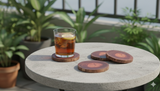 Eucalyptus Wooden Coaster(Pack of 4)
