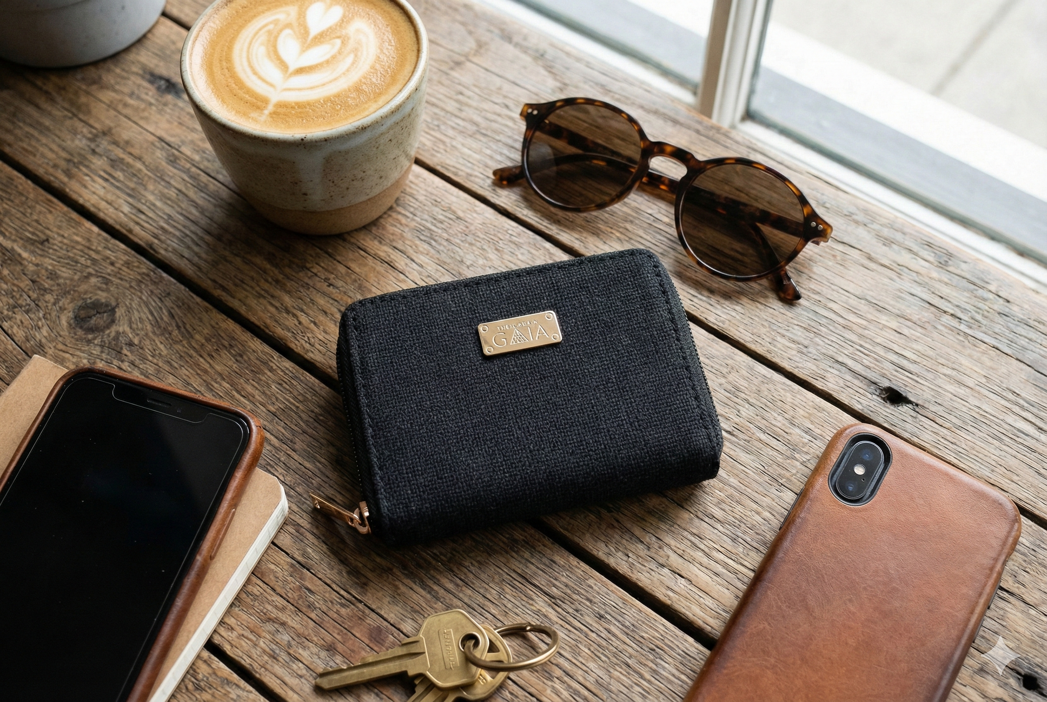 Hemp Dual Tone Card Holder