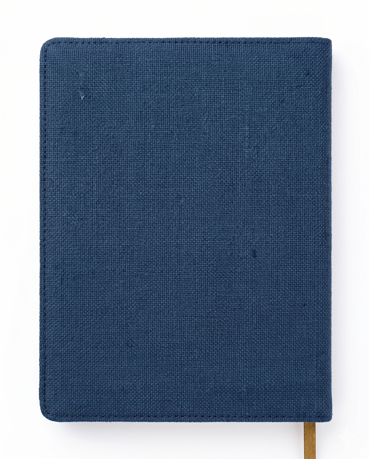 Hemp Diagonal Zip Diary Cover| Flora Applique Design