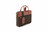 Hemp and PU Laptop Bag