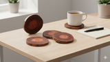 Eucalyptus Wooden Coaster(Pack of 4)