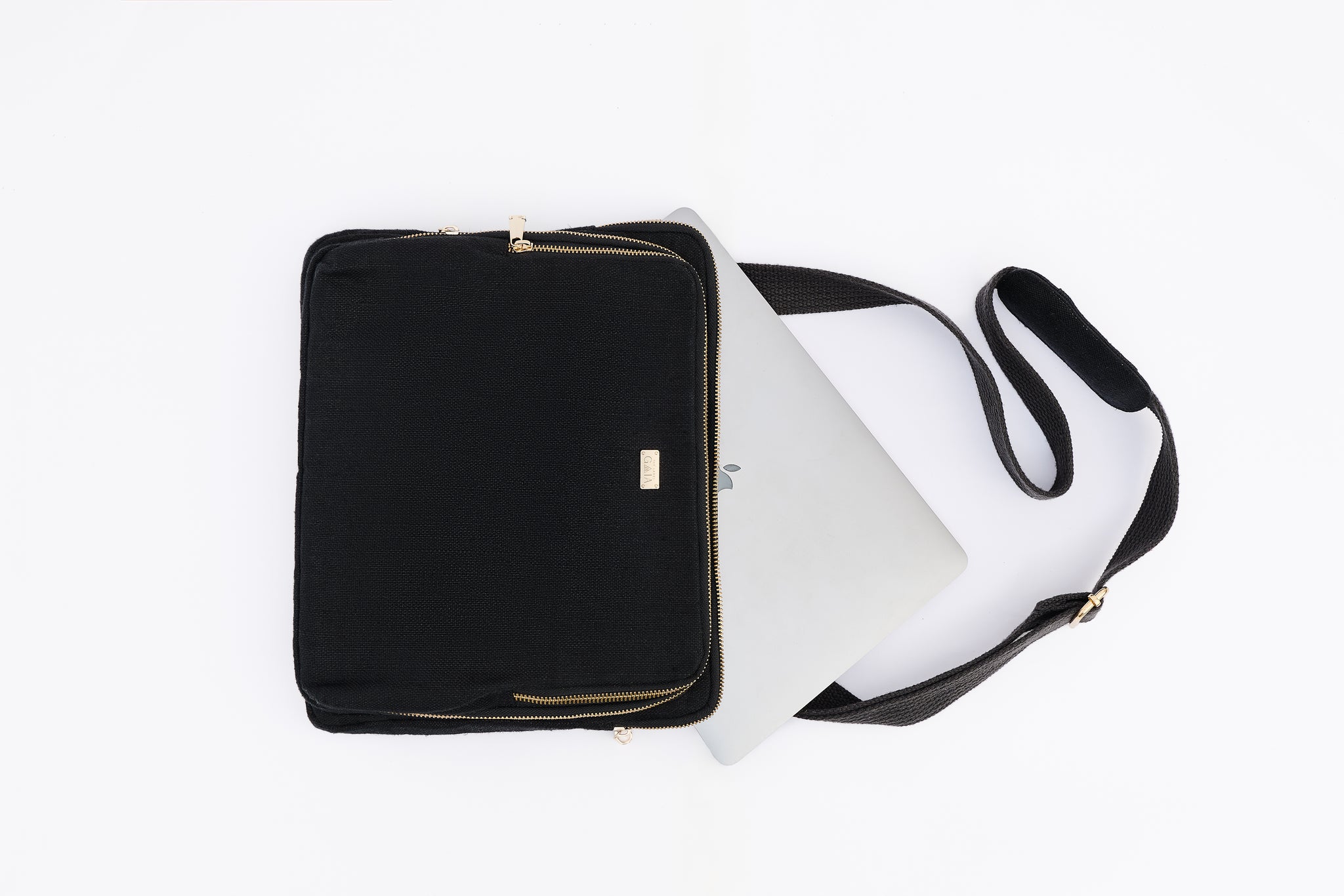 Hemp Cross Body Laptop Bag