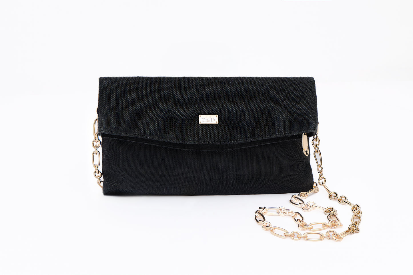 Hemp Sleek Sling Bag With Metal Chain