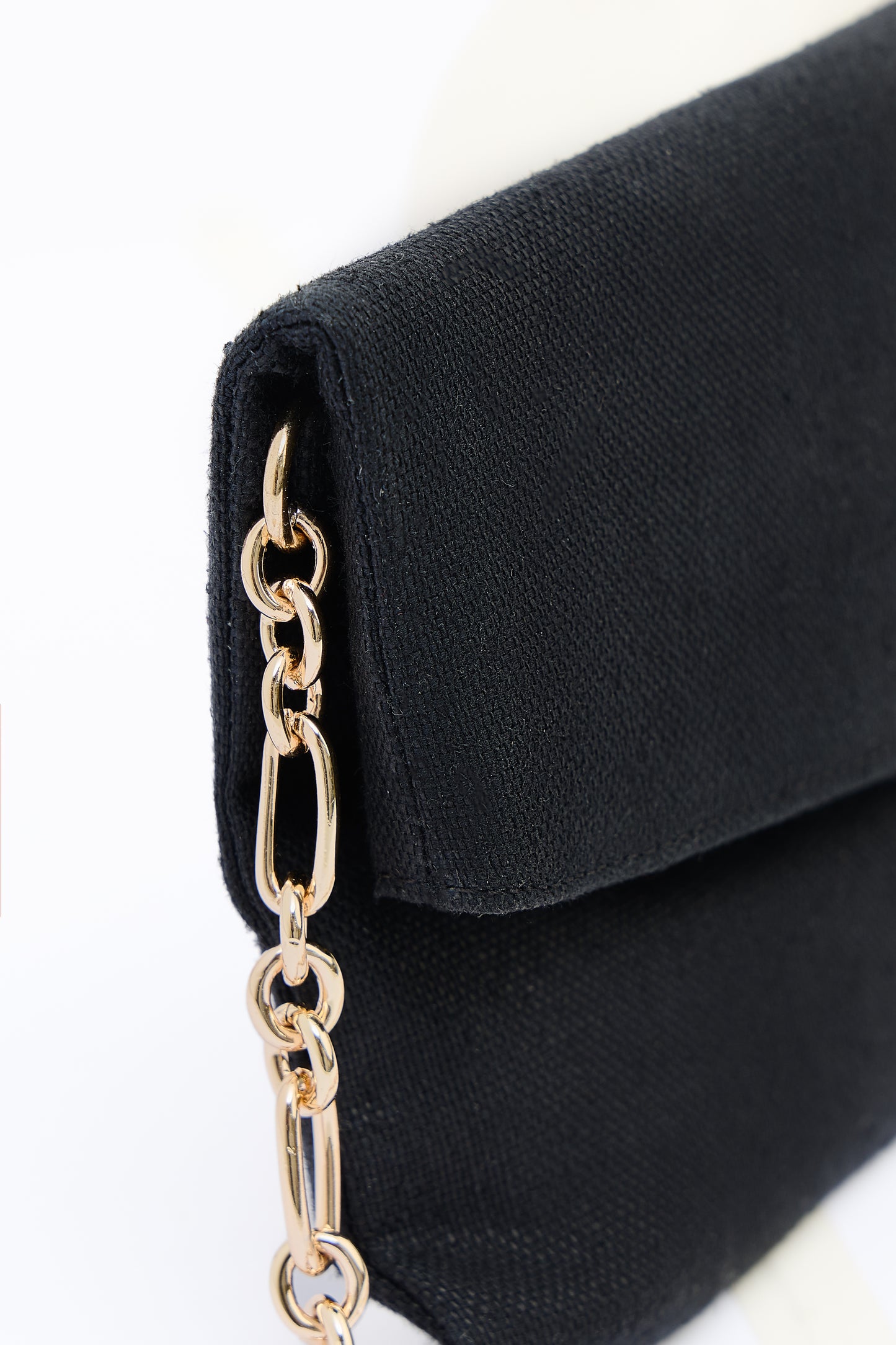 Hemp Sleek Sling Bag With Metal Chain