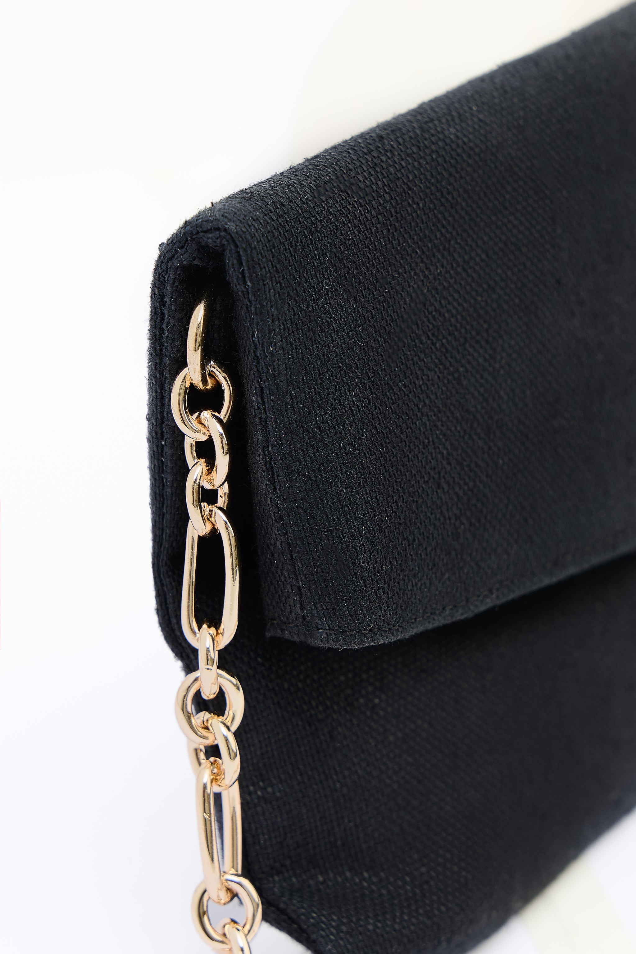 Hemp Sleek Sling Bag With Metal Chain