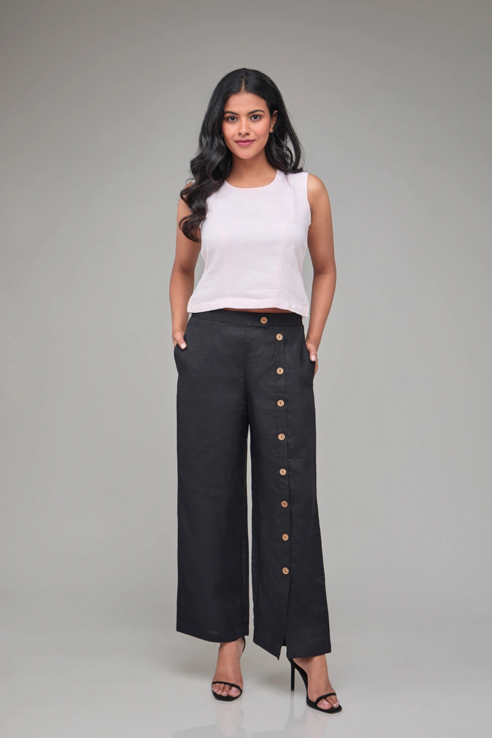 Hemp Button Up Pants image 1