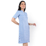 Hemp Denim Blue Dress