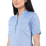 Hemp Denim Blue Dress