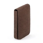 Hemp Fliptop Vertical Card Holder Brown