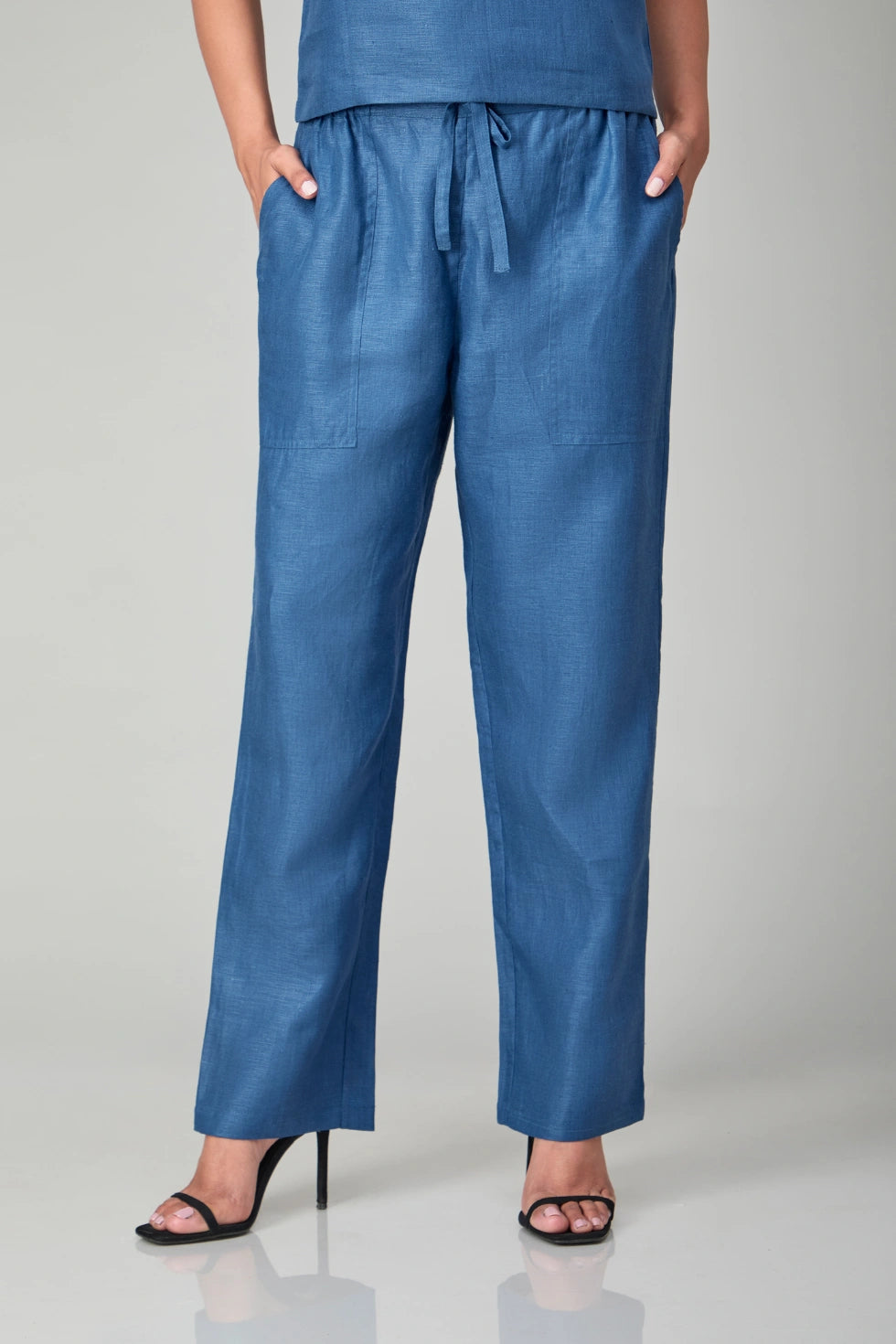 Hemp Oriental Blue Pants