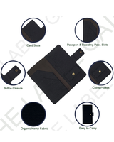 Hemp Multi-Utility Passport Holder