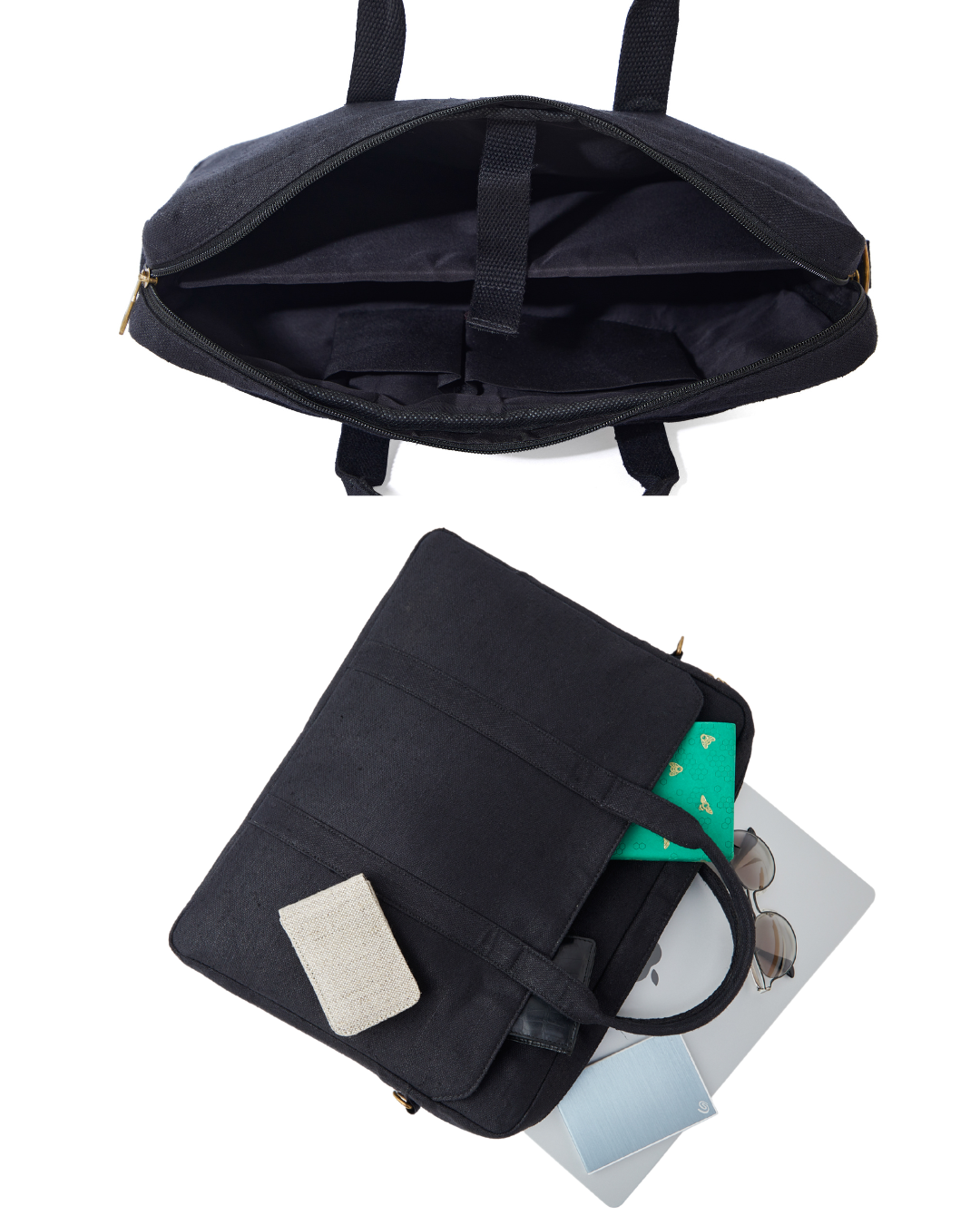 Hemp Solid Laptop Bag