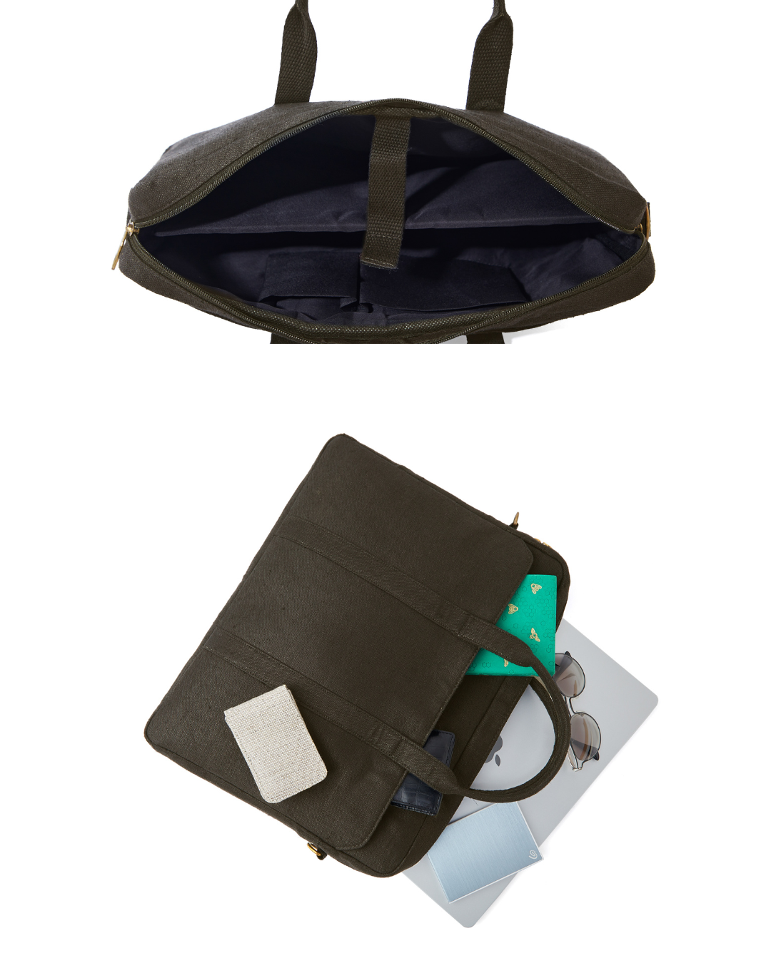 Hemp Solid Laptop Bag