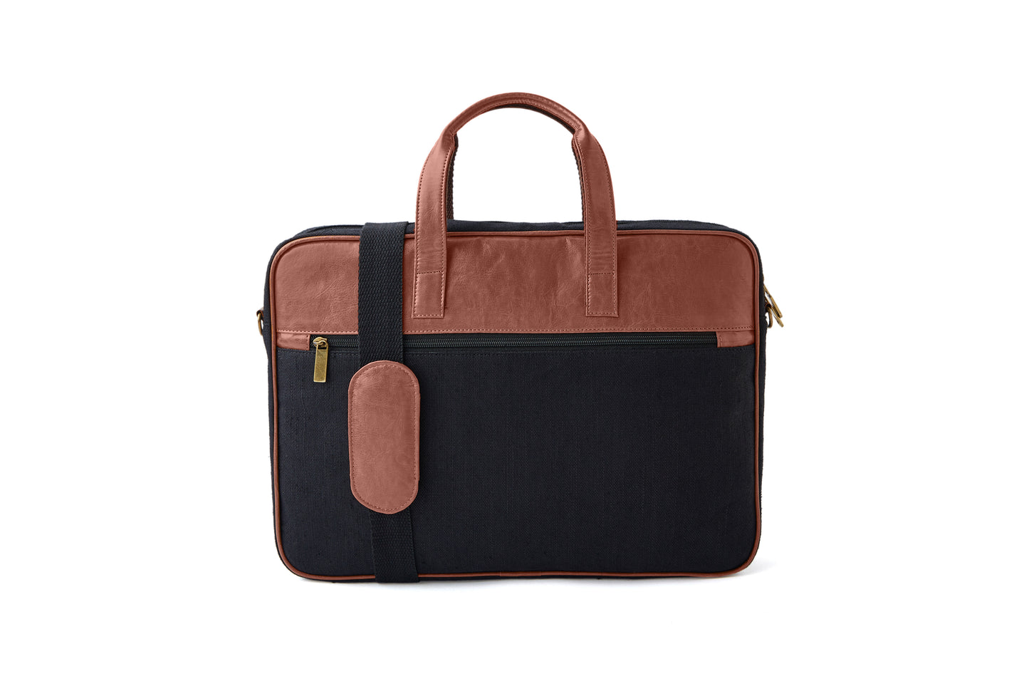 Hemp and PU Laptop Bag