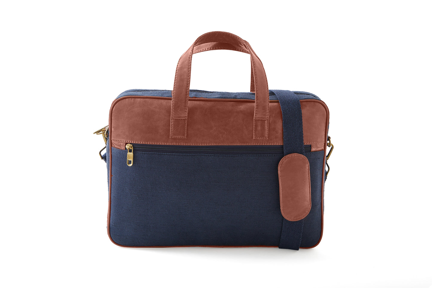 Hemp and PU Laptop Bag