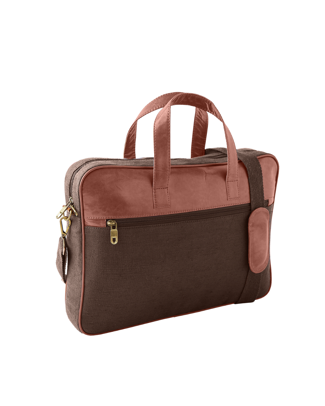 Hemp and PU Laptop Bag