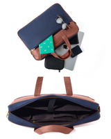 Hemp and PU Laptop Bag