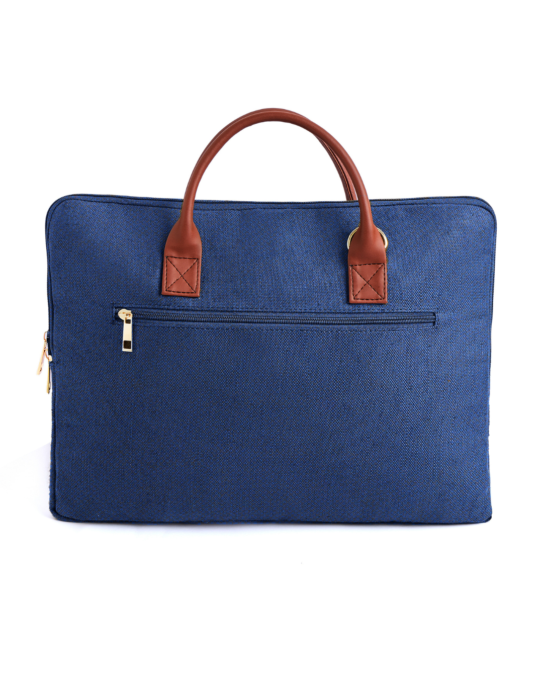 Hemp and PU Slim Laptop Bag