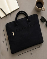 Hemp Solid Slim Laptop Bag