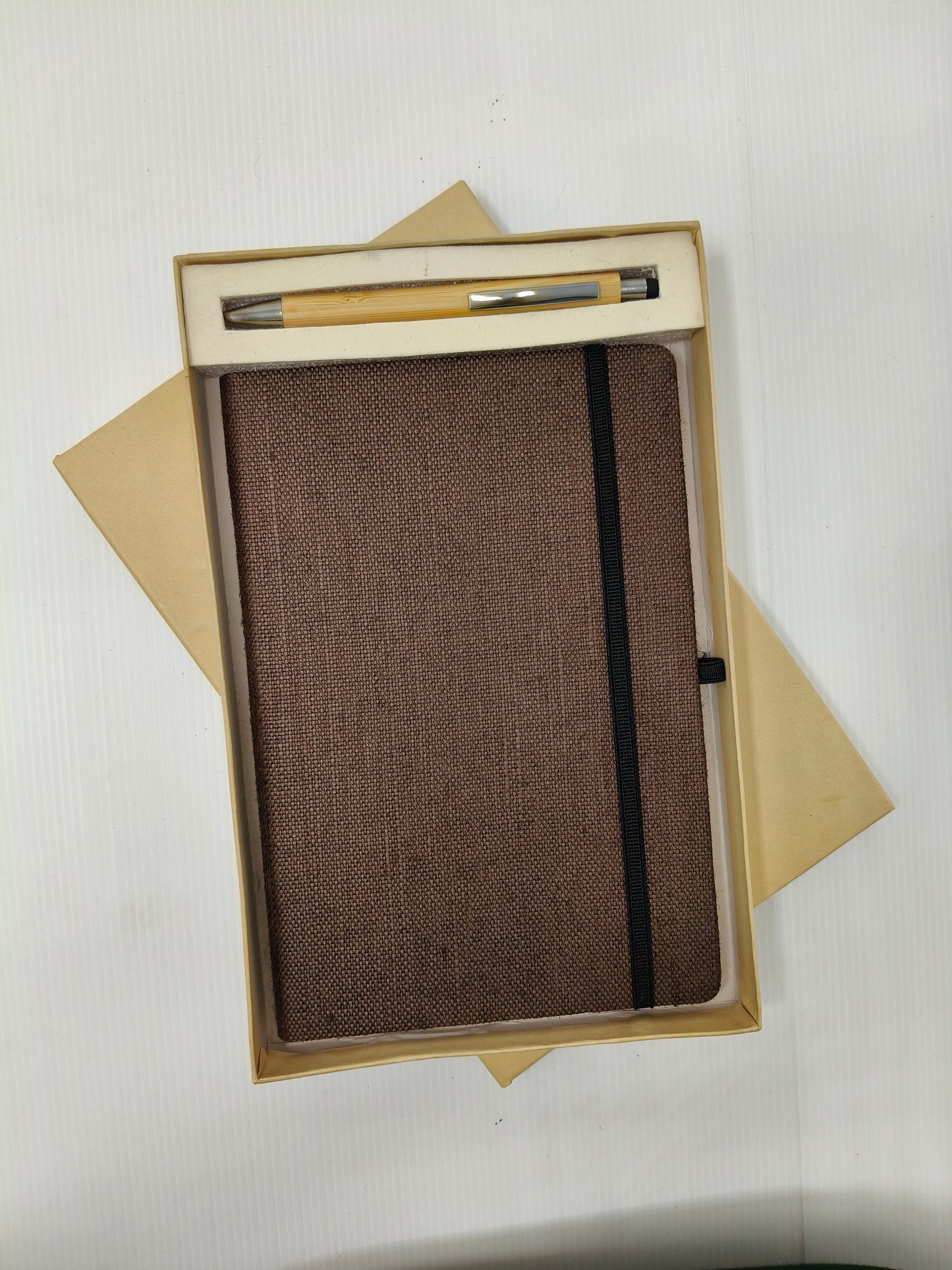 Pen and Diary with Elastic Band