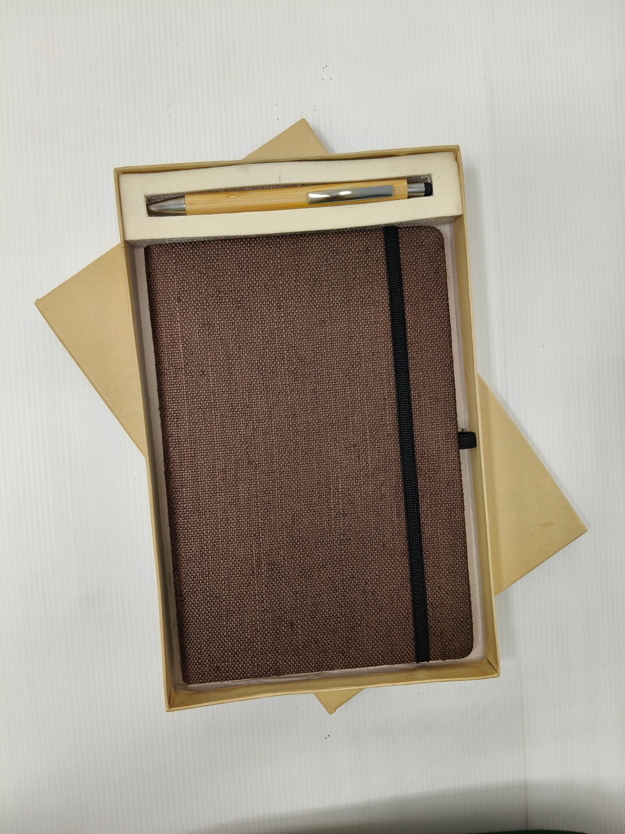 Pen and Diary with Elastic Band