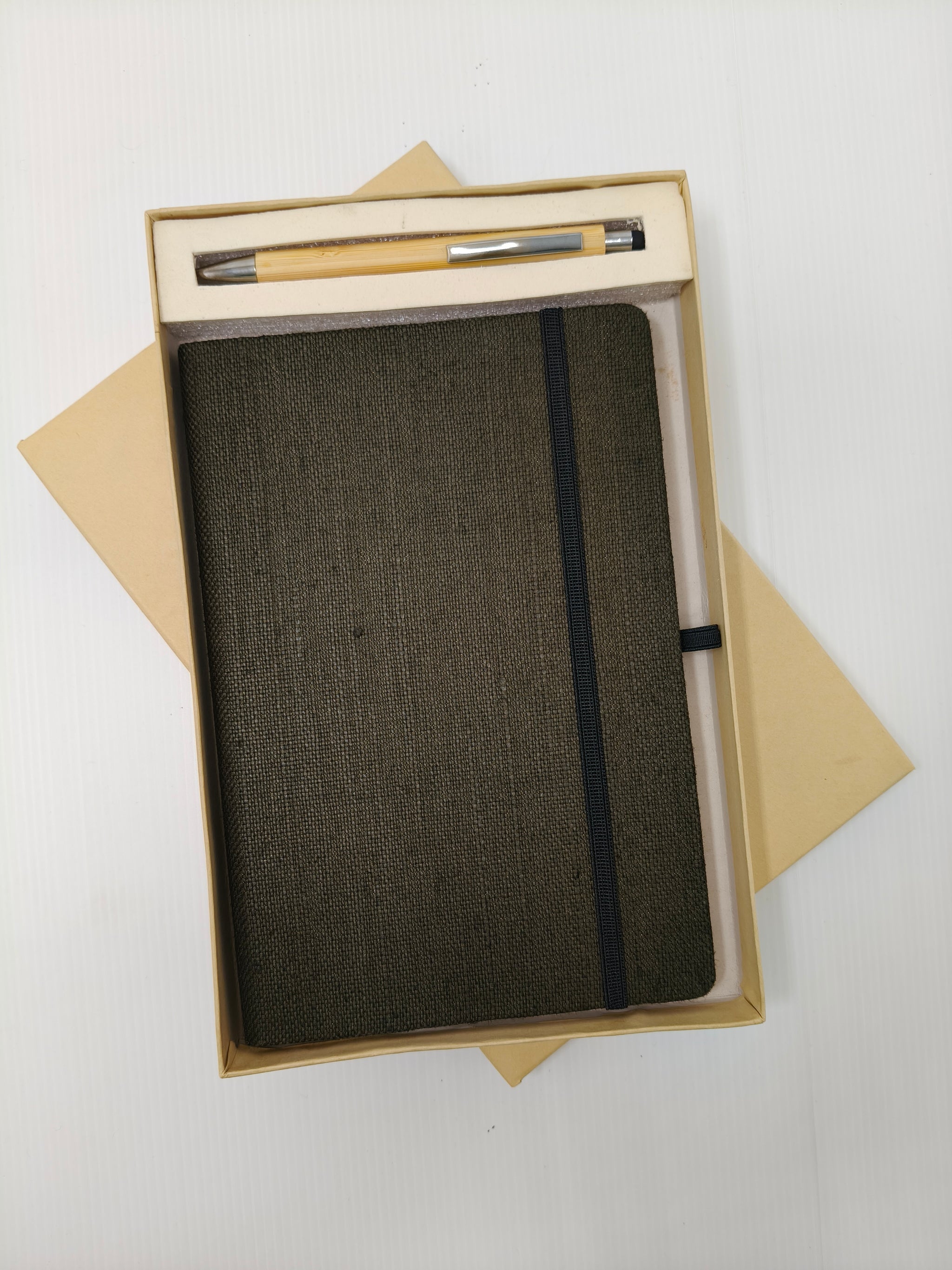 Pen and Diary with Elastic Band