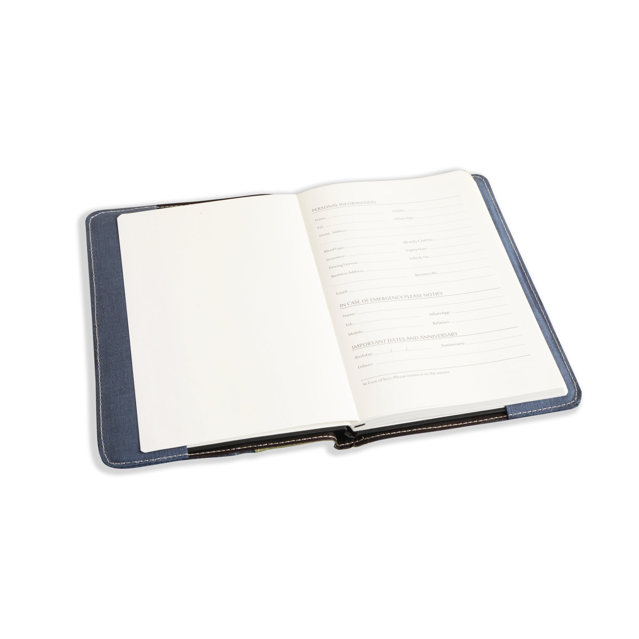 Premium Hemp Sustainable A5 Diary Cover